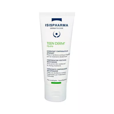 IsisPharma Teen Derm Hydra восстанавливающий увлажняющий крем при сухости и раздражении проблемной кожи с акне 100 мл 1 шт