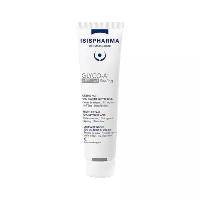 IsisPharma Glyco-A Medium Peeling ночной крем для пилинга с 12 % гликолевой кислотой 30 мл 1 шт