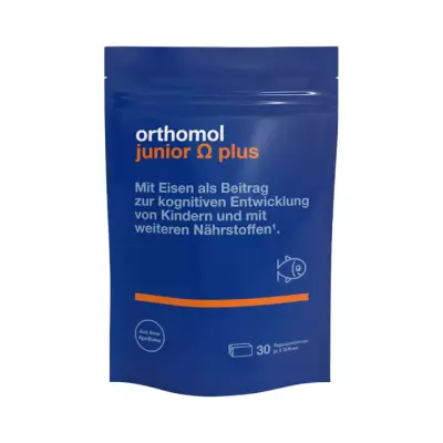 Ортомоль Джуниор Омега Плюс жевательные ириски 5 г 30 шт Orthomol