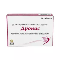 Дронис 3 мг+0,02 мг таблетки покрытые оболочкой 24 шт