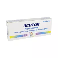 Зептол 200 мг таблетки пролонгированного действия 30 шт