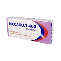 Месакол 400 мг таблетки кишечнорастворимые 50 шт