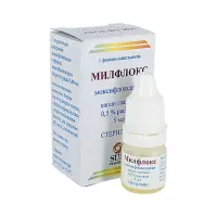 Милфлокс 0,5 % капли глазные 5 мл флакон-капельница 1 шт