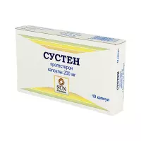 Сустен 200 мг капсулы 10 шт