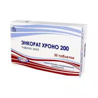 Энкорат Хроно 200 мг таблетки с модифицированным высвобождением 30 шт
