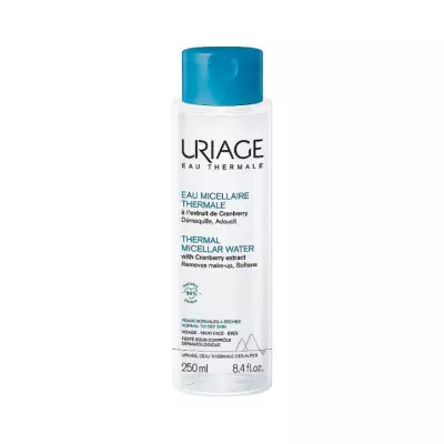 Uriage очищающая мицеллярная вода на основе термальной воды для нормальной и сухой кожи лица и контура глаз 250 мл 1 шт