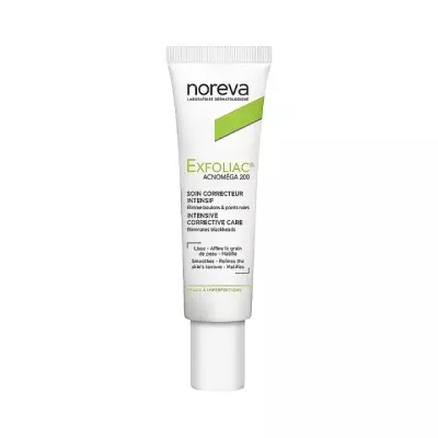 Noreva Exfoliac Акномега 200 интенсивный корректирующий крем для лица 30 мл 1 шт
