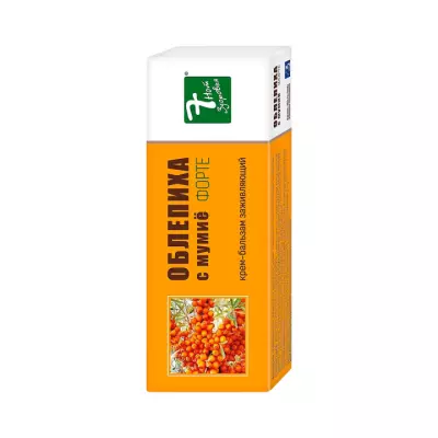 Облепиха с мумие Форте заживляющий крем-бальзам 75 мл 1 шт 7 нот здоровья