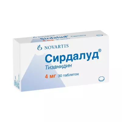 Сирдалуд 4 мг таблетки 30 шт