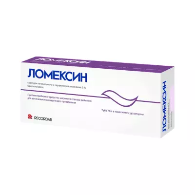 Ломексин 2 % крем для вагинального и наружного применения 78 г туба 1 шт