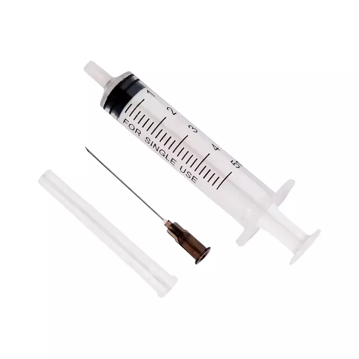 Шприц двухкомпонентный 5Б Луер 5 мл с иглой 100 шт Медпласт