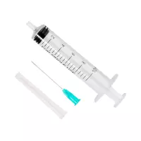 Шприц двухкомпонентный 10Б Луер 10 мл с иглой 100 шт Медпласт