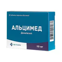 Альцимед 10 мг таблетки покрытые пленочной оболочкой 28 шт