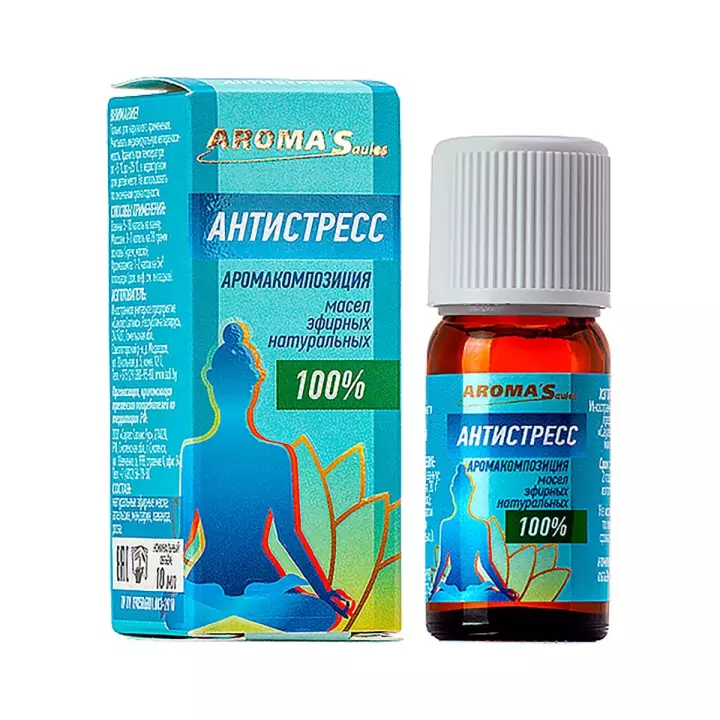Аромакомпозиция эфирных масел Антистресс 10 мл 1 шт AROMA'Saules