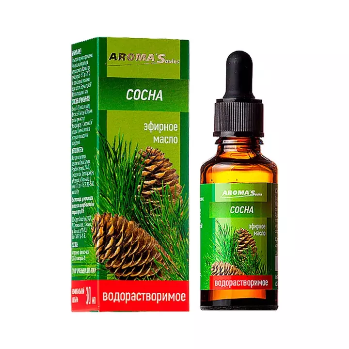 Масло эфирное водорастворимое Сосна 30 мл 1 шт AROMA'Saules