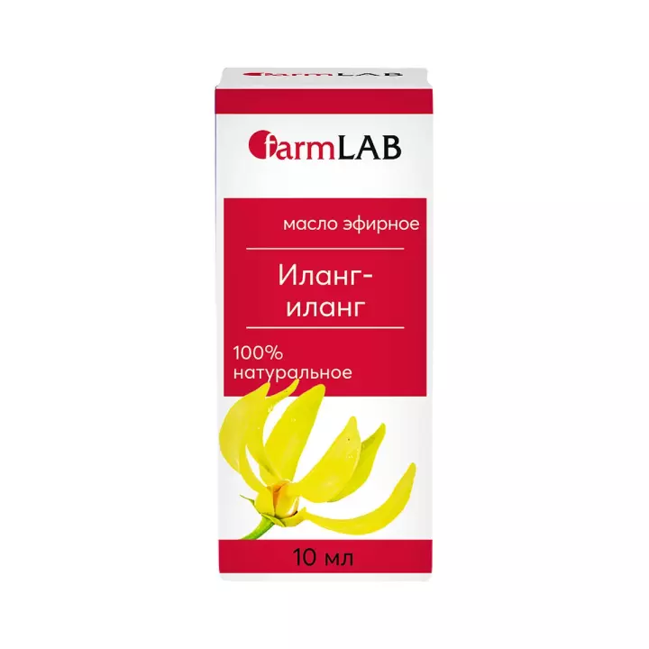 Масло эфирное Иланг-иланг 10 мл 1 шт FarmLAB