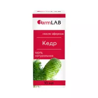Масло эфирное Кедр 10 мл 1 шт FarmLAB