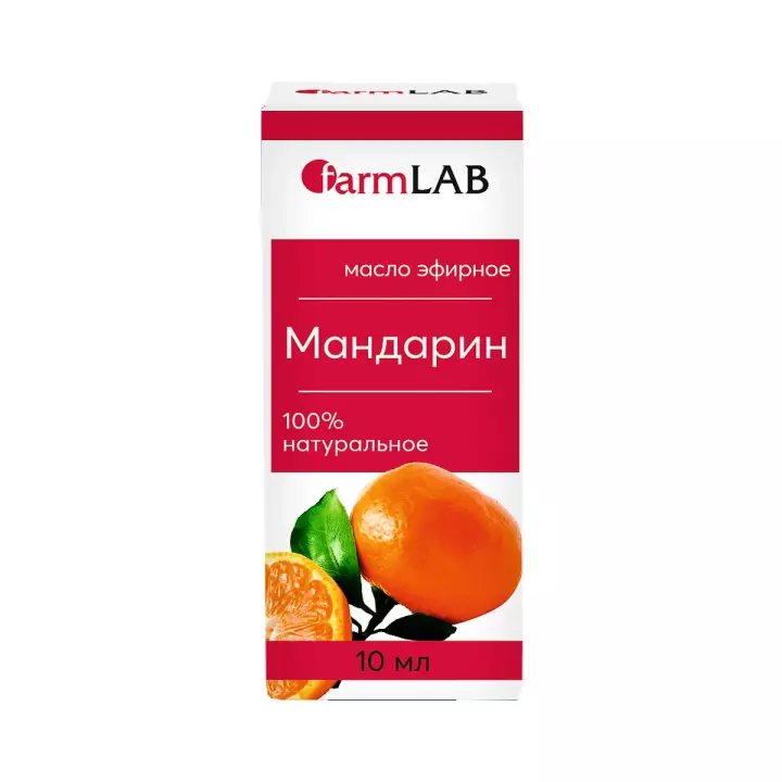 Масло эфирное Мандарин 10 мл 1 шт FarmLAB