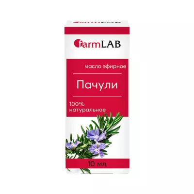 Масло эфирное Пачули 10 мл 1 шт FarmLAB