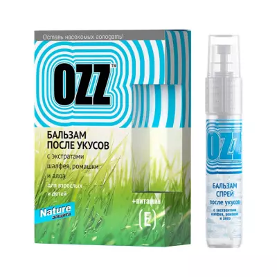 OZZ Nature бальзам-спрей после укусов 6 мл 1 шт