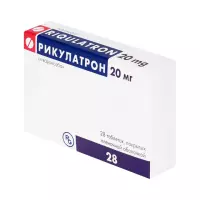Рикулатрон 20 мг таблетки покрытые пленочной оболочкой 28 шт
