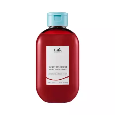 La'dor Root Re-Boot Awakening Shampoo Red Ginseng & Beer Yeast шампунь для роста волос 300 мл 1 шт
