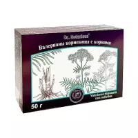 Валерианы корневища с корнями сырье измельченное 50 г пачка 1 шт