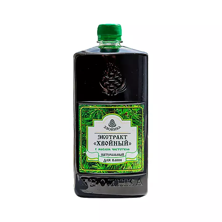 Хвойный экстракт для ванн с маслом чистотела 1000 мл 1 шт Хвоинка