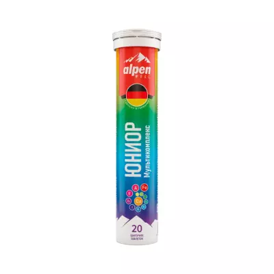 Мультикомплекс Юниор таблетки шипучие 4,1 г 20 шт Alpen Well