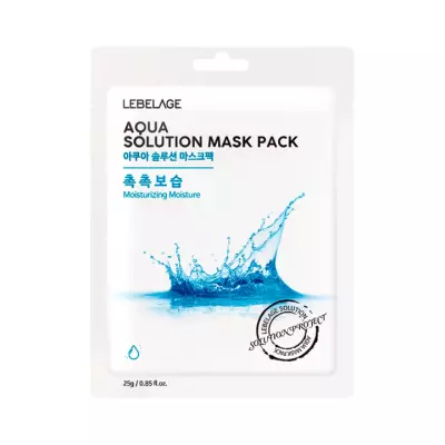 Lebelage Aqua Solution Mask интенсивно увлажняющая тканевая маска 25 г 1 шт