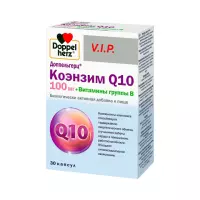 Доппельгерц VIP Коэнзим Q10 100 мг + Витамины группы В капсулы 515 мг 30 шт