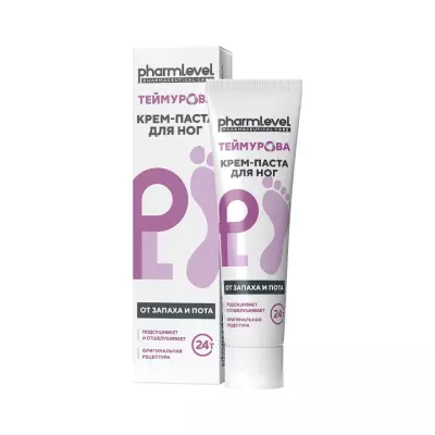 Pharmlevel Теймурова крем-паста для ног от запаха и пота 50 г 1 шт