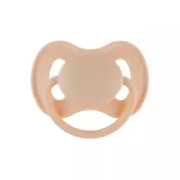 Canpol Babies Nude соска-пустышка латексная круглая 6-18 месяцев кремовая 1 шт
