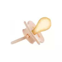 Canpol Babies Nude соска-пустышка латексная круглая 6-18 месяцев кремовая 1 шт