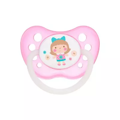 Canpol Babies Toys соска-пустышка латексная анатомическая со светящимся кольцом от 18 месяцев ассорти 1 шт