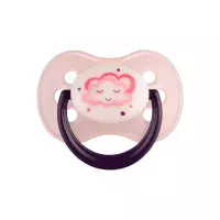 Canpol Babies Night Dreams соска-пустышка силиконовая анатомическая со светящимися элементами 6-18 месяцев ассорти 1 шт