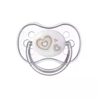 Canpol Babies Newborn Baby соска-пустышка силиконовая круглая 6-18 месяцев ассорти 1 шт
