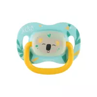 Canpol Babies Exotic Animals Коала соска-пустышка силиконовая симметричная со светящимися элементами 0-6 месяцев 1 шт