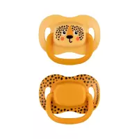 Canpol Вabies BabiesBoo соска-пустышка силиконовая симметричная 0-6 месяцев оранжевая 2 шт