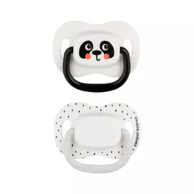 Canpol Вabies BabiesBoo соска-пустышка силиконовая симметричная 0-6 месяцев белая 2 шт