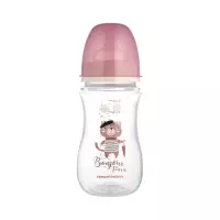 Canpol Babies Bonjour Paris бутылочка для кормления антиколиковая от 3 месяцев 240 мл розовая 1 шт