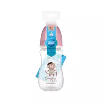 Canpol Babies Bonjour Paris бутылочка для кормления антиколиковая от 3 месяцев 240 мл розовая 1 шт