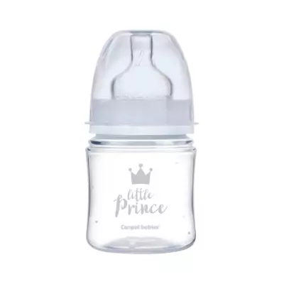 Canpol Babies Royal Baby бутылочка для кормления антиколиковая от 0 месяцев 120 мл голубая 1 шт