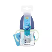 Canpol Вabies Sleepy Koala бутылочка для кормления антиколиковая со светящимися ручками от 0 месяцев 120 мл голубая 1 шт