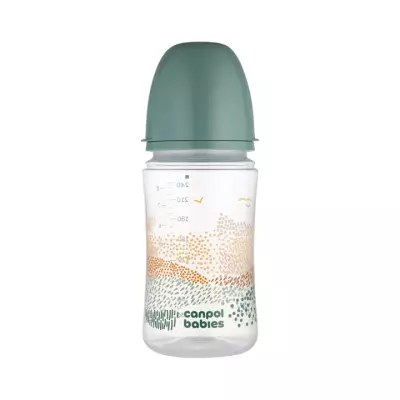 Canpol Вabies Mountains бутылочка для кормления антиколиковая от 3 месяцев 240 мл зеленая 1 шт