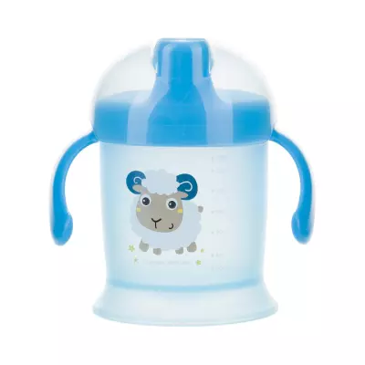 Canpol Babies Bunny & Company поильник-непроливайка c твердым пластиковым носиком от 9 месяцев 200 мл ассорти 1 шт