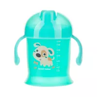 Canpol Babies Bunny & Company поильник-непроливайка c твердым пластиковым носиком от 9 месяцев 200 мл ассорти 1 шт