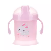 Canpol Babies Bunny & Company поильник-непроливайка c твердым пластиковым носиком от 9 месяцев 200 мл ассорти 1 шт