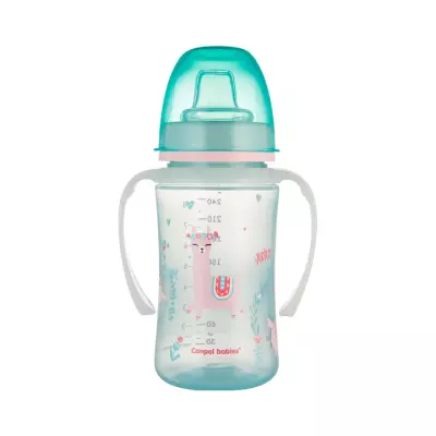 Canpol Babies Exotic Animals поильник обучающий с силиконовым носиком от 6 месяцев 240 мл зеленый 1 шт