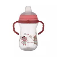 Canpol Babies Bonjour Paris поильник обучающий с силиконовым носиком от 6 месяцев 250 мл розовый 1 шт